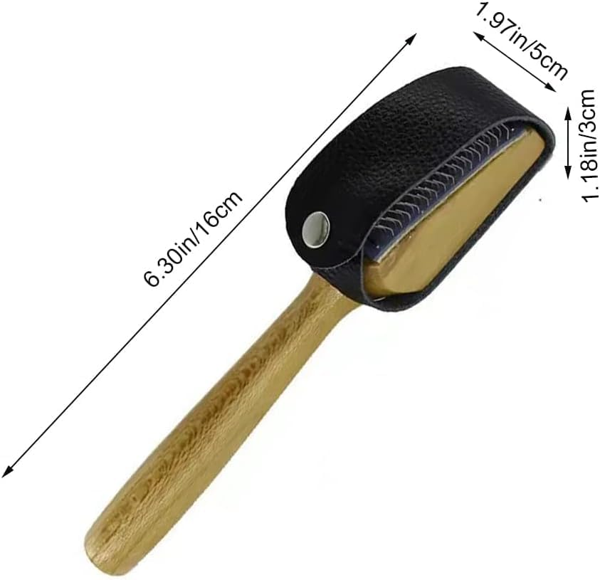 Dance Shoes Brush Wooden Shoes Cleaner Brush Practical Suede Sole Wire Brush for Cleaning Dance Shoes image number 4