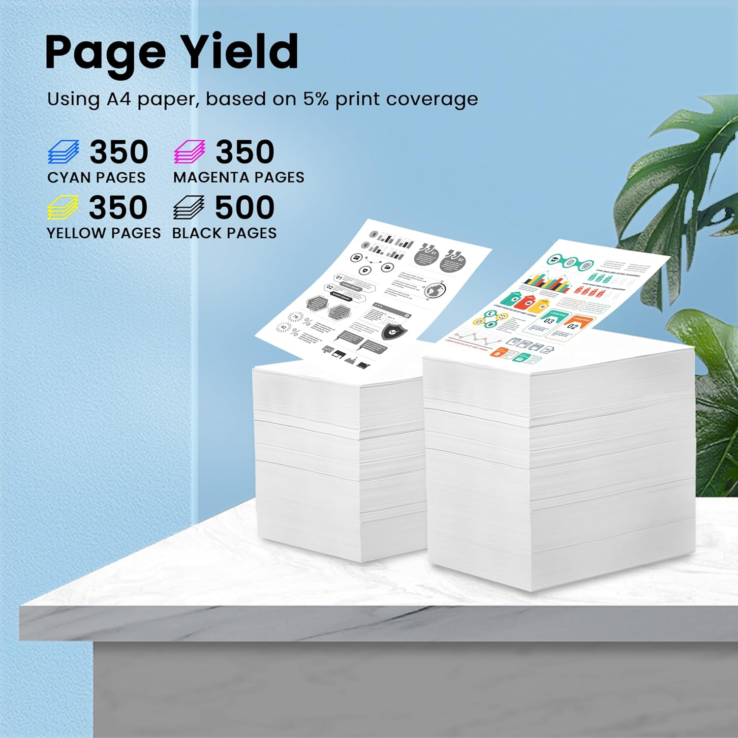 Artillo 39XL Ink Cartridges Compatible for Epson 39XL Ink Cartridges to Use with Epson Expression Home XP-2105 XP 2105 XP-4105 XP 4105 Printer (1 Black, 1 Cyan, 1 Magenta, 1 Yellow) image number 3