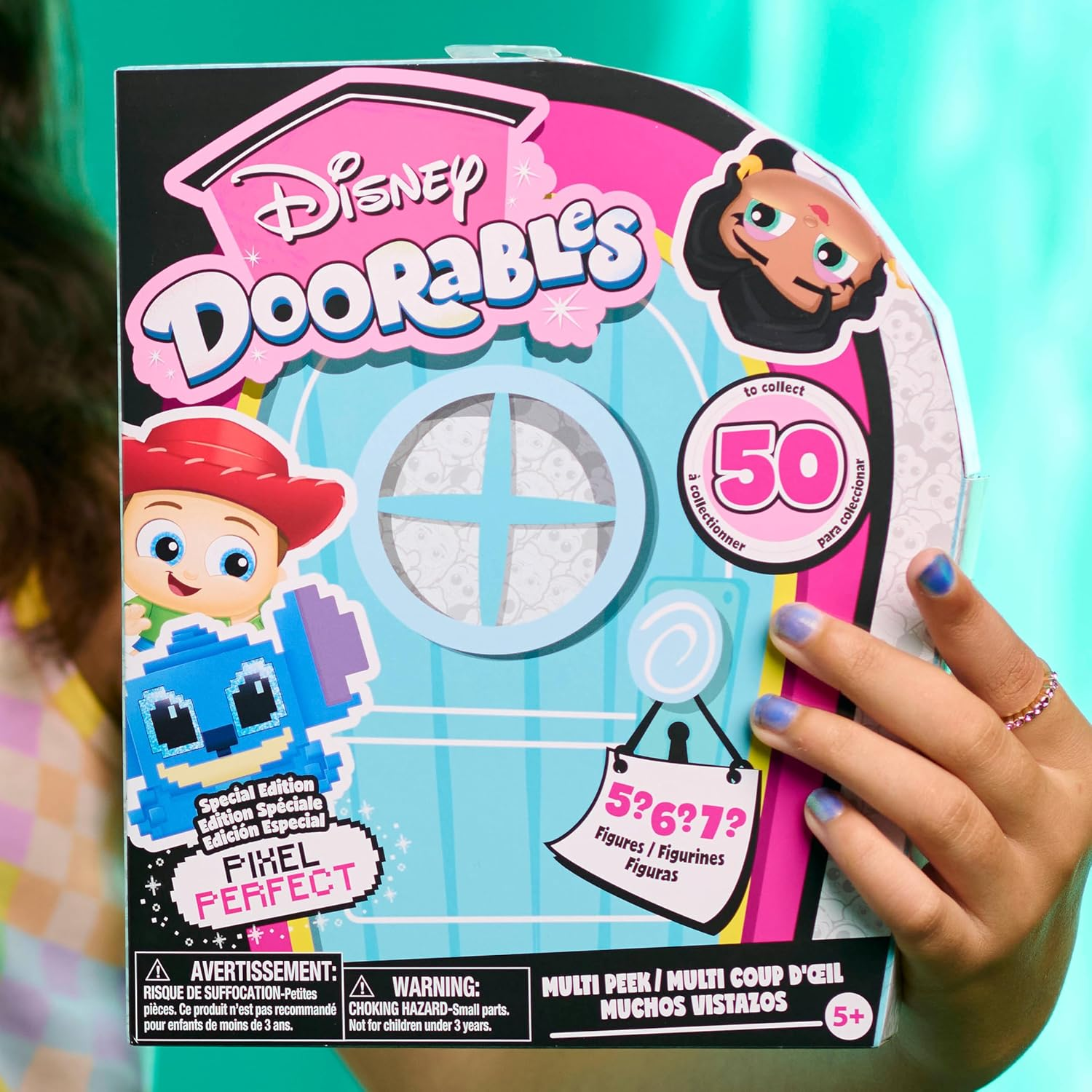 Disney Doorables Pixel Perfect Multi Peek, Surprise 1.5-Inch Collectible Figurines behind Every Door, Kids Toys for Ages 5 up by Just Play image number 3