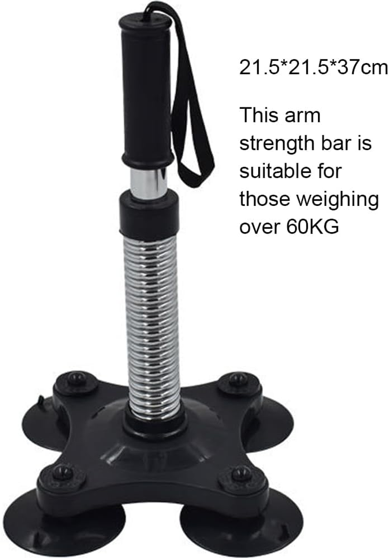 Arm Wrestling Trainer, 45-50Lbs Forearm Trainer Anchored Power Twister, Arm Wrestling Resistance Spring Bar Exerciser for Biceps, Forearms, Shoulders, Chest Home Fitness Wrist Exerciser Muscle
