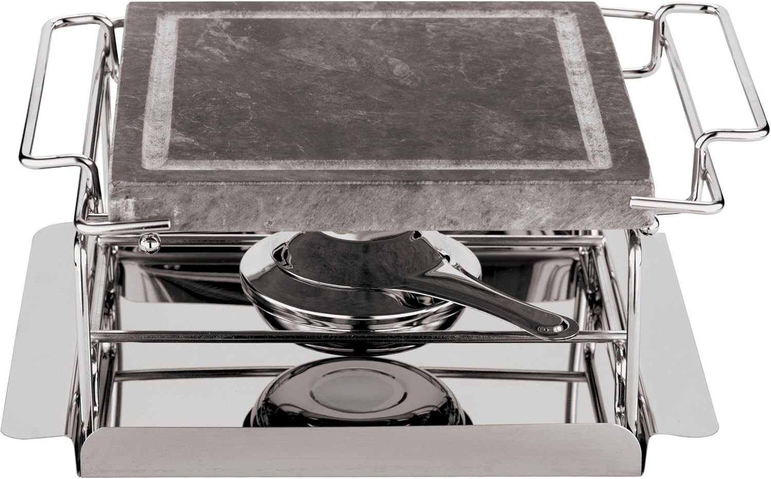 Paderno World Cuisine 9-Inch Stone Grill Set