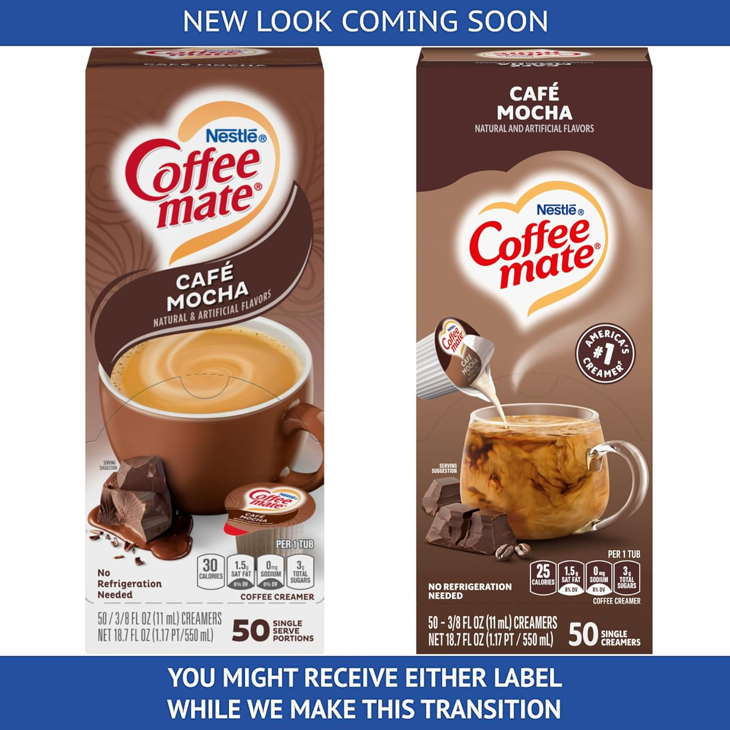 Nestle Coffee-Mate Cafe Mocha Flavour Coffee Creamer 50 Piece image number 4