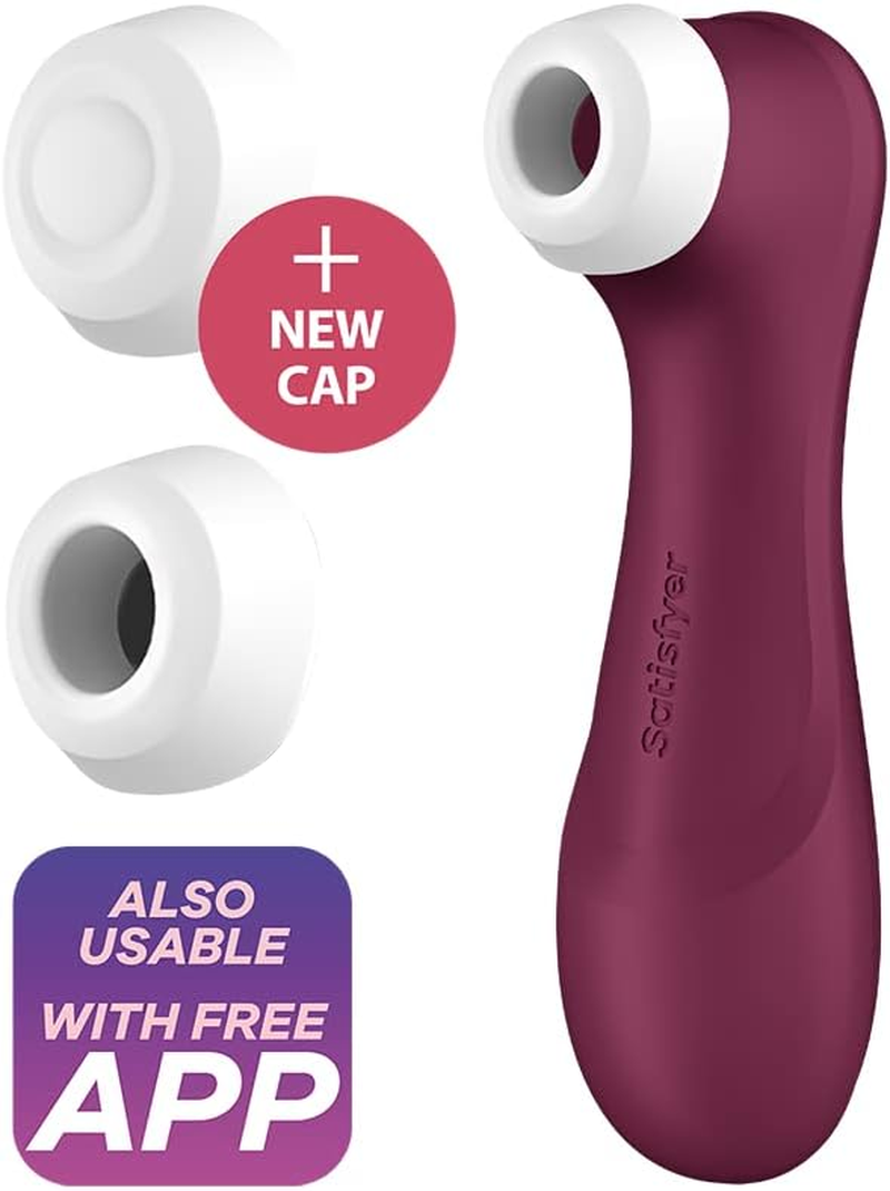 Satisfyer Pro 2 Generation 3 with Liquid Air Technology, Vibration and Bluetooth/App - Wine Red image number 4