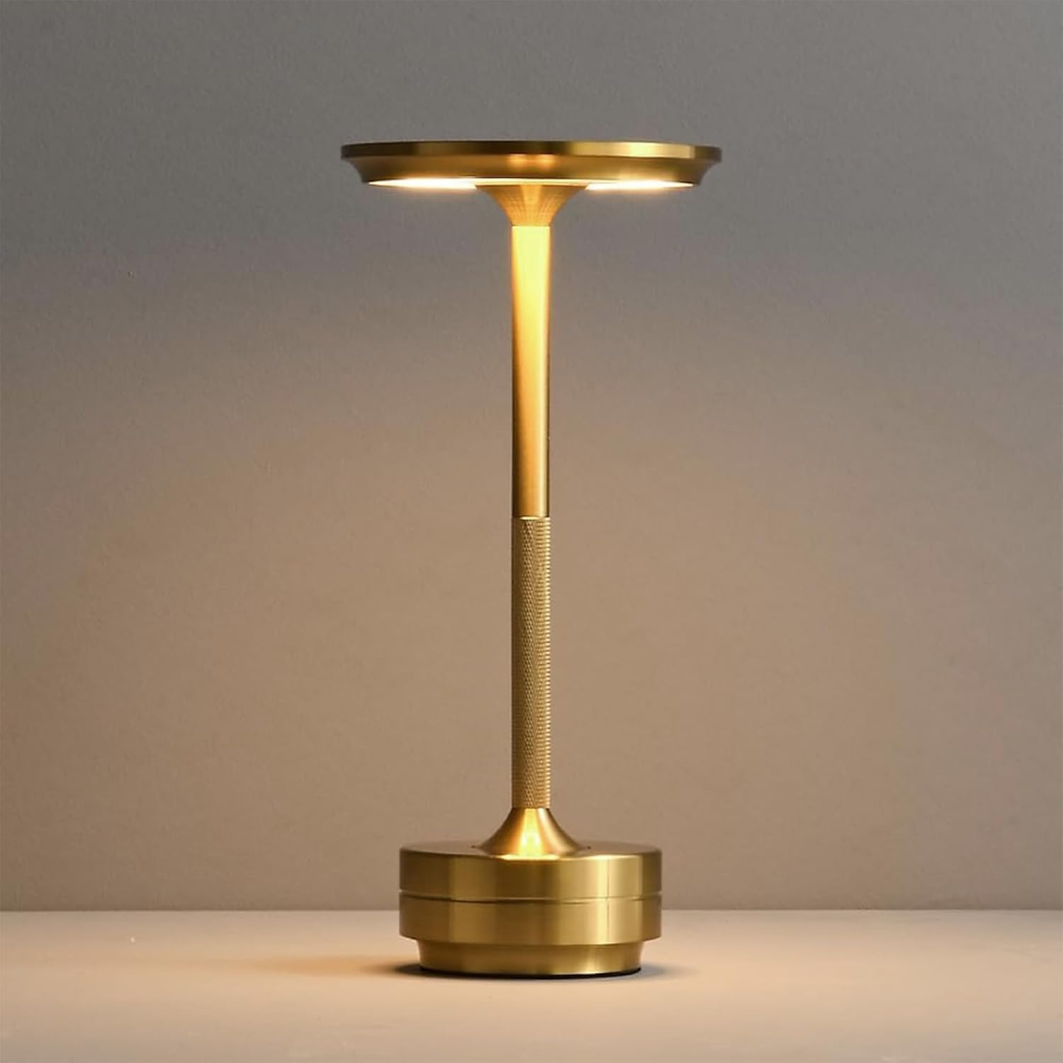 Starhot&mdash;&mdash;Rechargeable Cordless Table Lamp - 3000Mah LED Desk Lamp with USB-C Charging, 3-Color Stepless Dimming, Memory Function, IPX4 Waterproof, Cordless Lamp,For Bedroom/Outdoor/Dining/Patio (Gold) image number 2