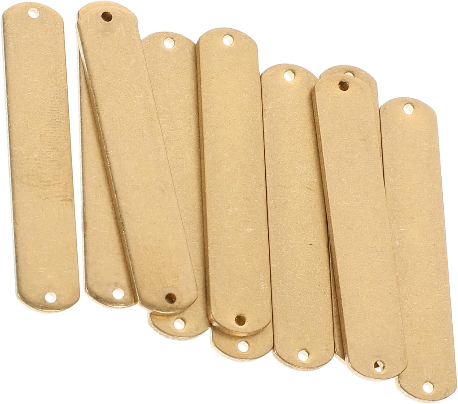 PLAFOPE 10Pcs Tags Elegant Shape Multi-Functional Keychain Luggage Tags Portable image number 2