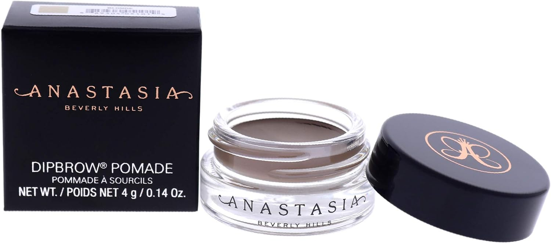 Anastasia Beverly Hills Dip Brow Pomade, Ebony, 4.14 Ml 1 Count (Pack of 1)