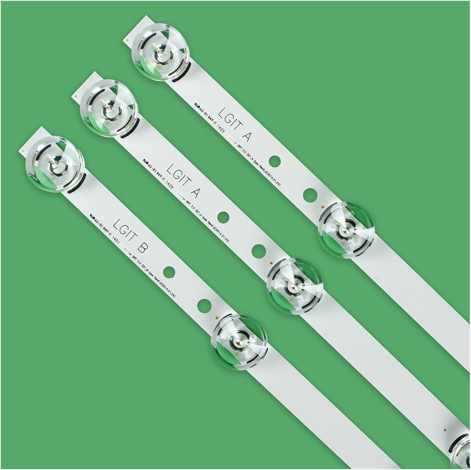 59Cm LED Backlight for L-G 32 Inch TV DRT 3.0 WOOREE A/B UOT Type Rev0.2 32MB27VQ 32LB552B 32LF5610 32LX762V 32LB550U (Size : Replace 32LB) image number 3