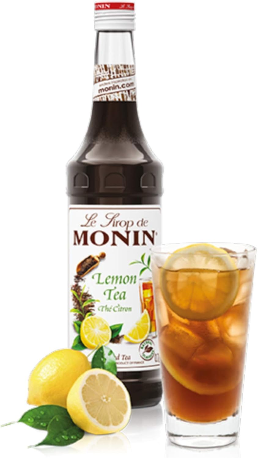 MONIN Lemon Tea Syrup, Balanced Lemon and Tea, Gluten-Free, Vegan, Non-Gmo, 700 Ml, Lemon Tea image number 5
