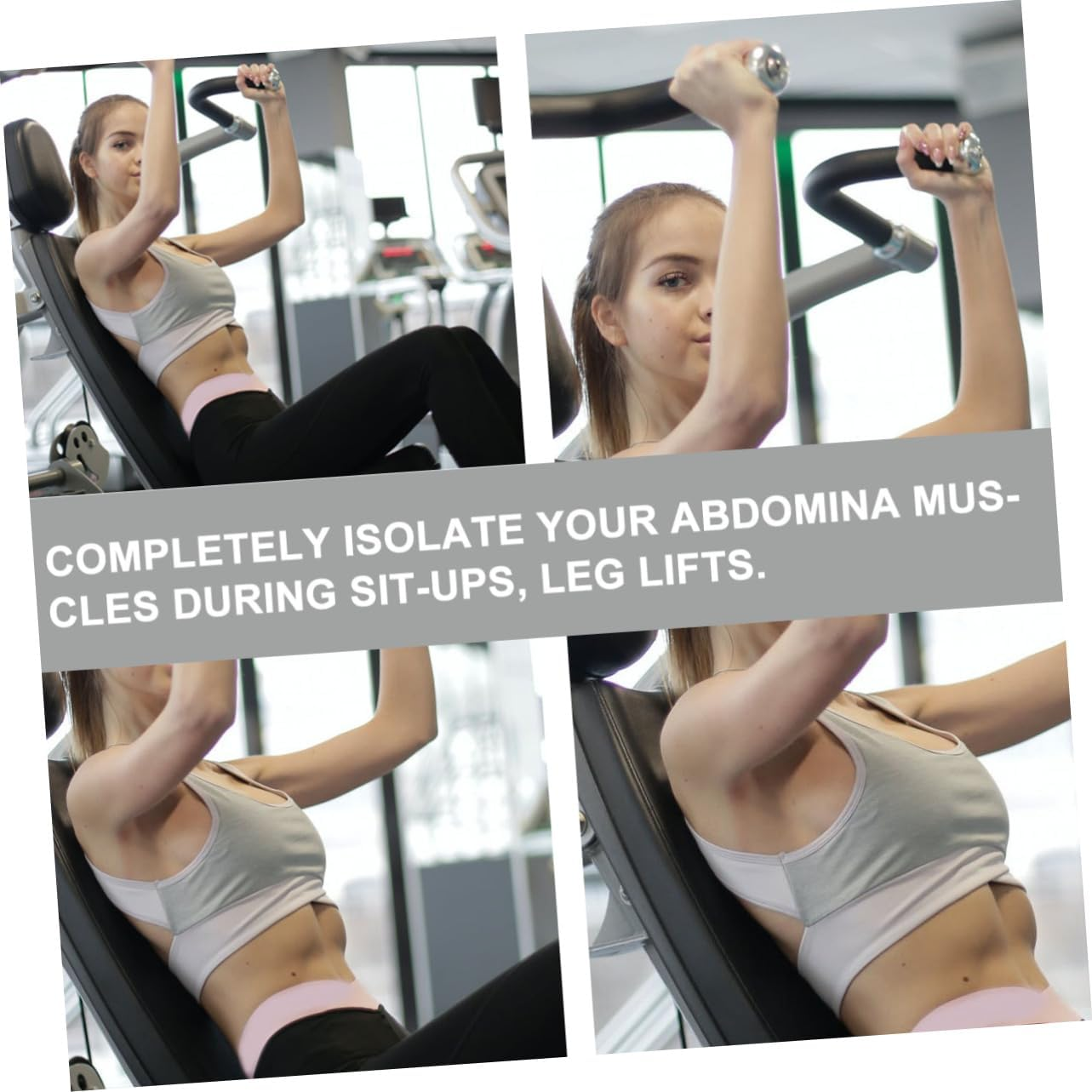 SEWOART 1 Pc Ab Workout Pads Exercise Crunch Roller Core Trainer Pad Sit up Board Lower Back Support Crunch Back Support Sit up Back Pad Lumbar Support Pad Abdominal Pad Sports Cushion image number 1