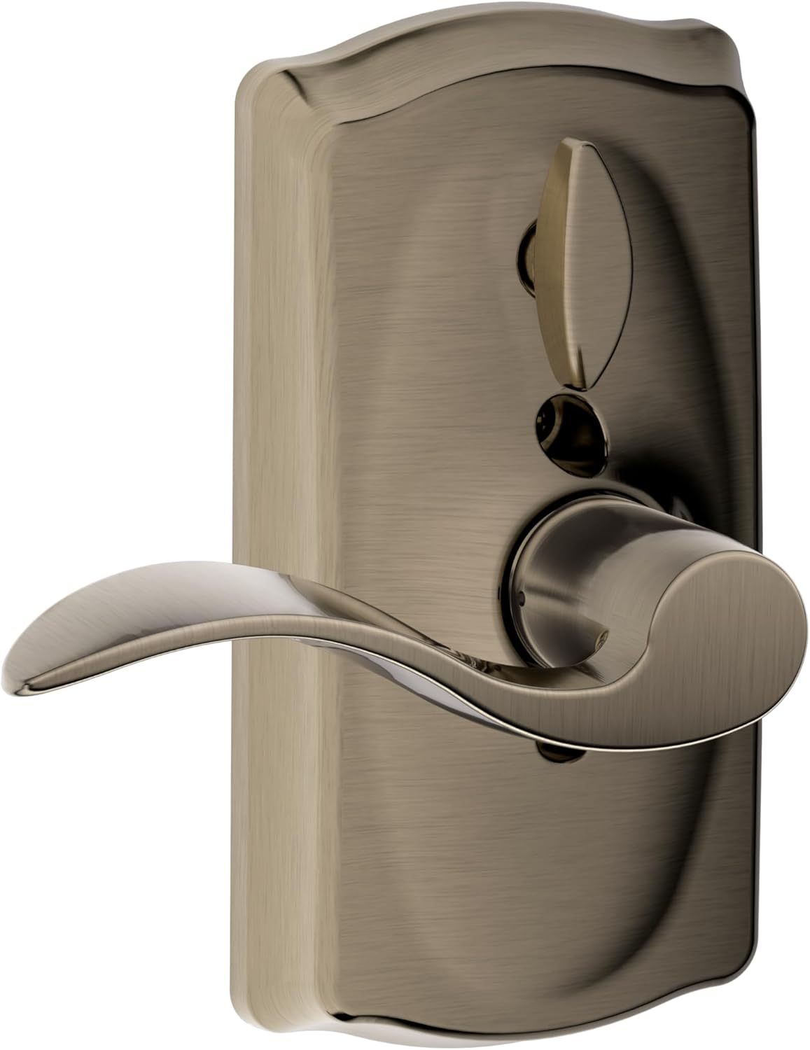 Schlage FE595 CAM 620 Acc Camelot Keypad Entry with Flex-Lock and Accent Levers, Antique Pewter image number 6