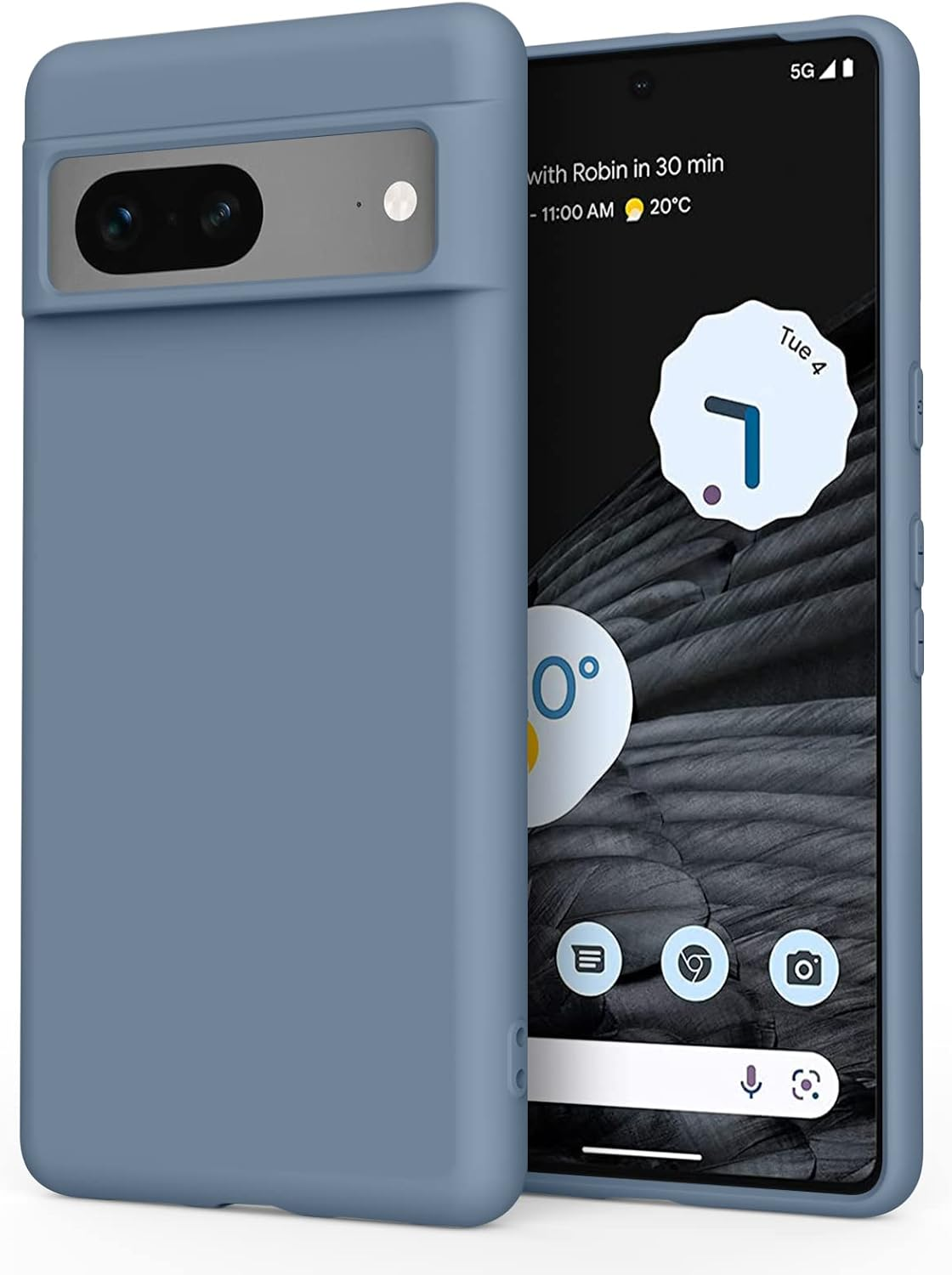 Meliya Case Compatible with Google Pixel 7, Stylish Silicone Slim Full Body Protective Phone Cover for Google Pixel 7 Case 6.3 Inch