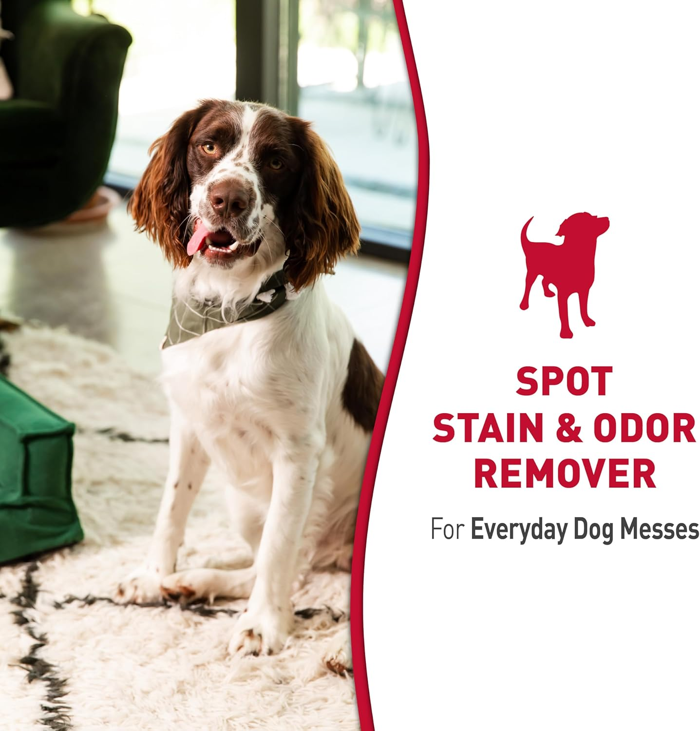 Nature'S Miracle Dog Stain & Odour Remover, Enzyme Cleaner for Easy Removal of Pollution, Odour Neutraliser with Melon Fragrance, 946 Ml image number 6