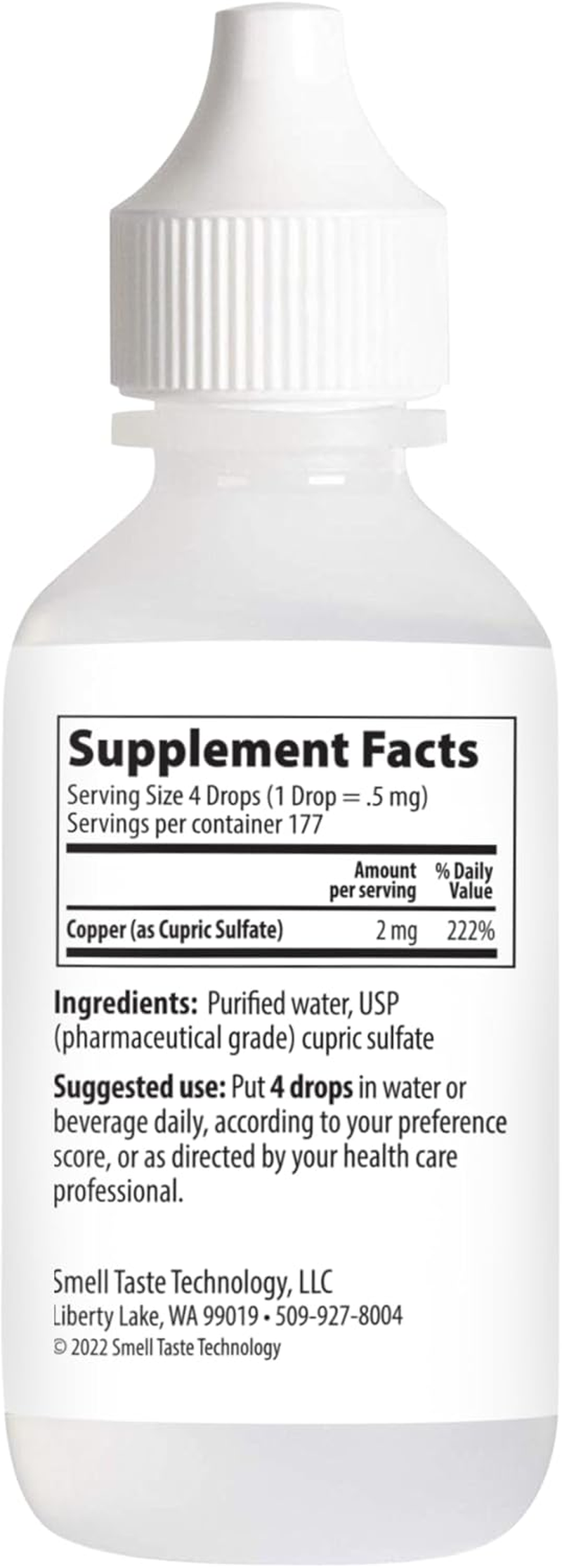 Taste N' Score | Copper | Liquid Mineral Supplement & Assessment Kit | Easy to Mix into Drinks & Smoothies | 100% Pure Minerals, No Preservatives | 2 Oz image number 4