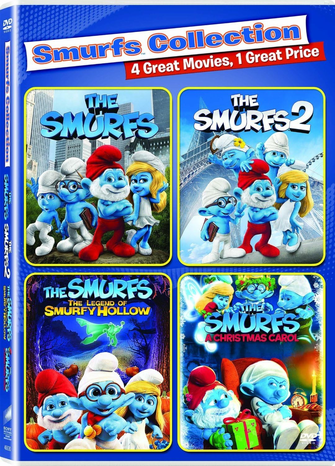 The Smurfs 2 / the Smurfs / the Smurfs: the Legend of Smurfy Hollow / the Smurfs Christmas Carol