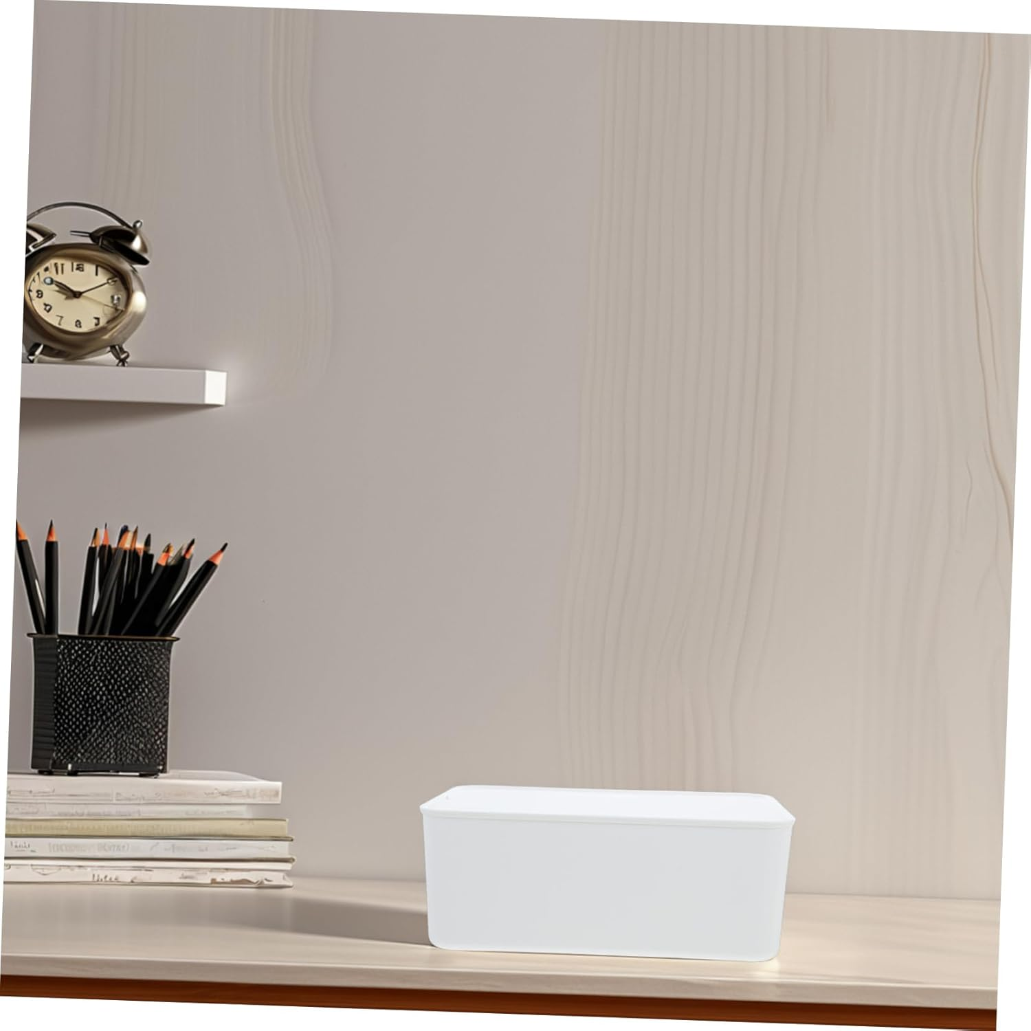 ARTIBETTER Facial Tissue Box Wipes Storage Container Lid Compact Wipes Dispenser for Kitchen Easy to Maintain image number 1