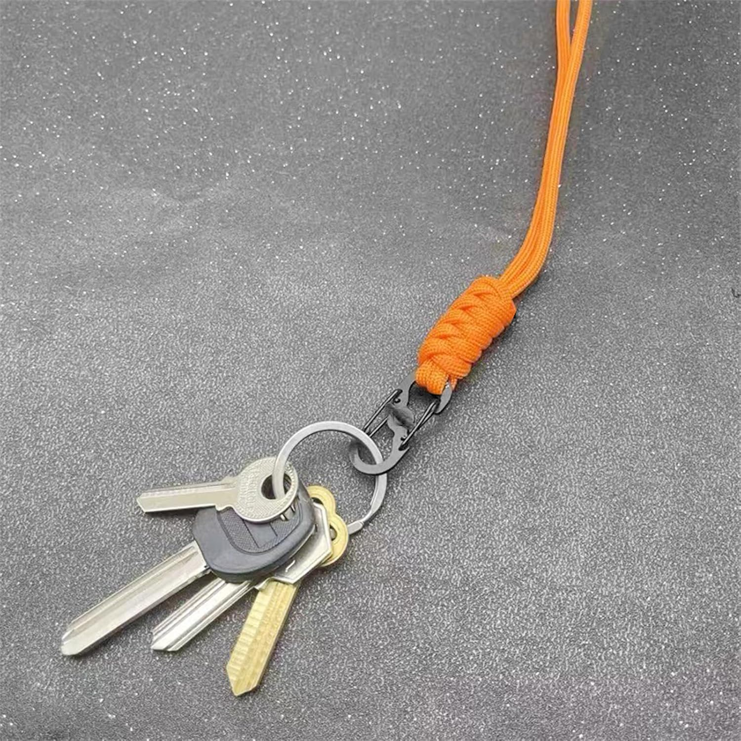 S Outdoor Camping Hooks, Stainless Steel Carabiner, S-Shape, Black, 4 Pack, 35Mm X 15Mm, 3G, 1.4Kg Max Weight, Anti-Theft, Twist Lock, Carabiner