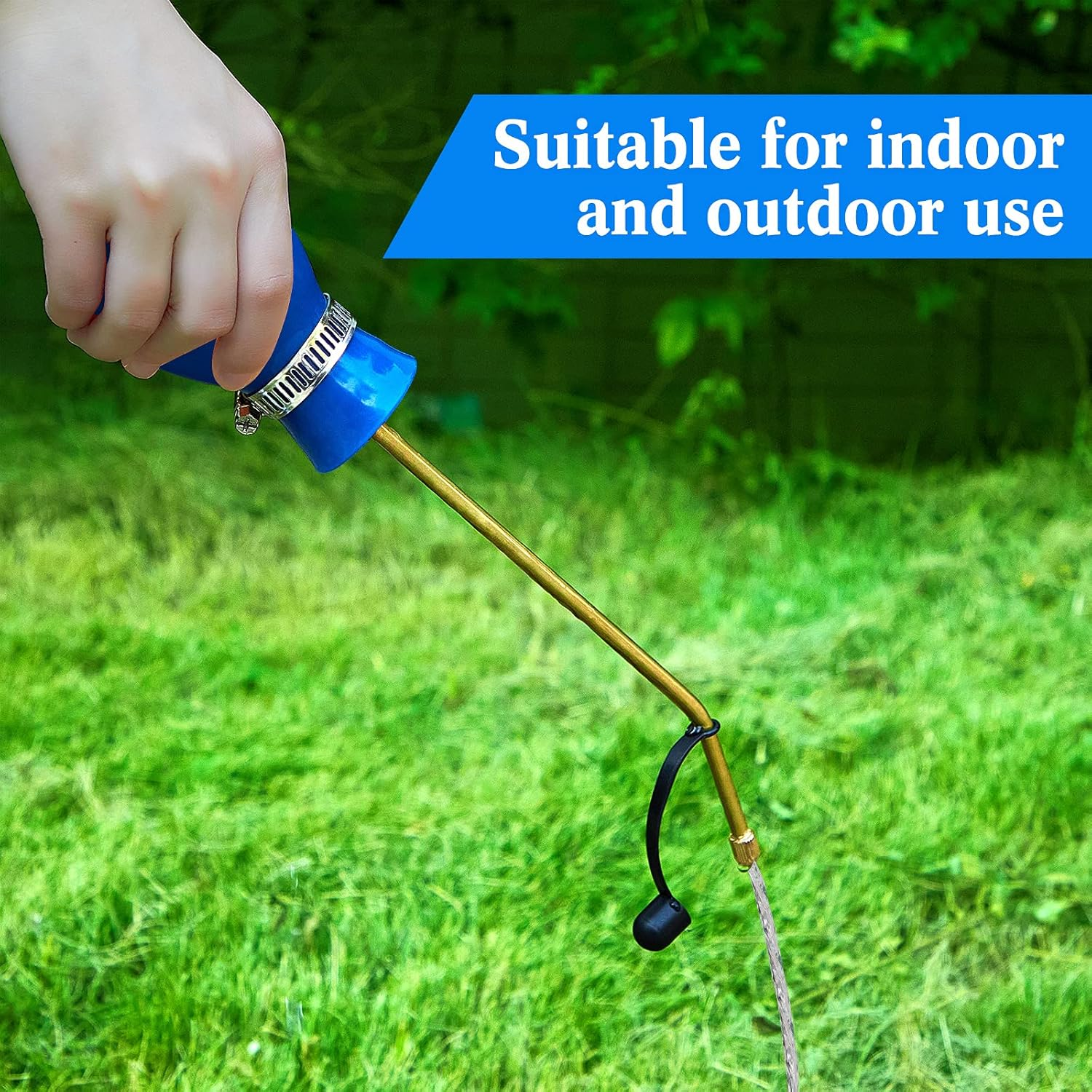 Garden Sprayer Applicator Bulb with Long Copper Tube for Organic Gardening Agricultural Supplies and Control Accessories (Blue Style,1 Piece) image number 2