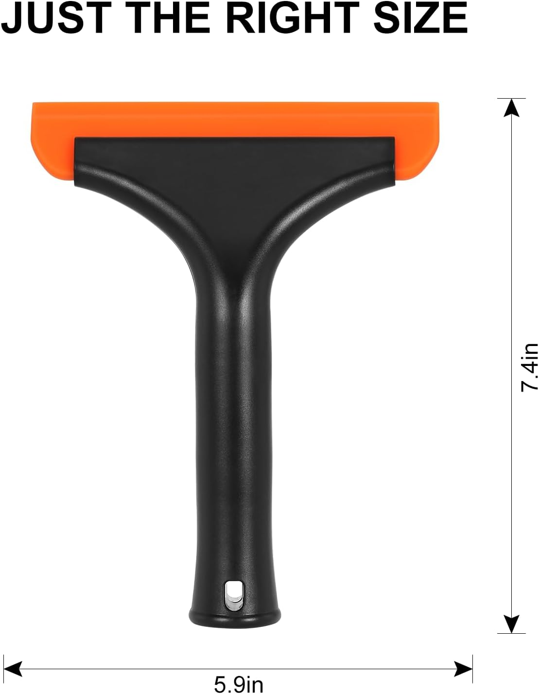 Setsail Shower Squeegee for Glass Doors, Small Squeegee for Shower Glass Door Mini Silicone Squeegee for Window, Door, Bathroom, Mirror, Car Window image number 2