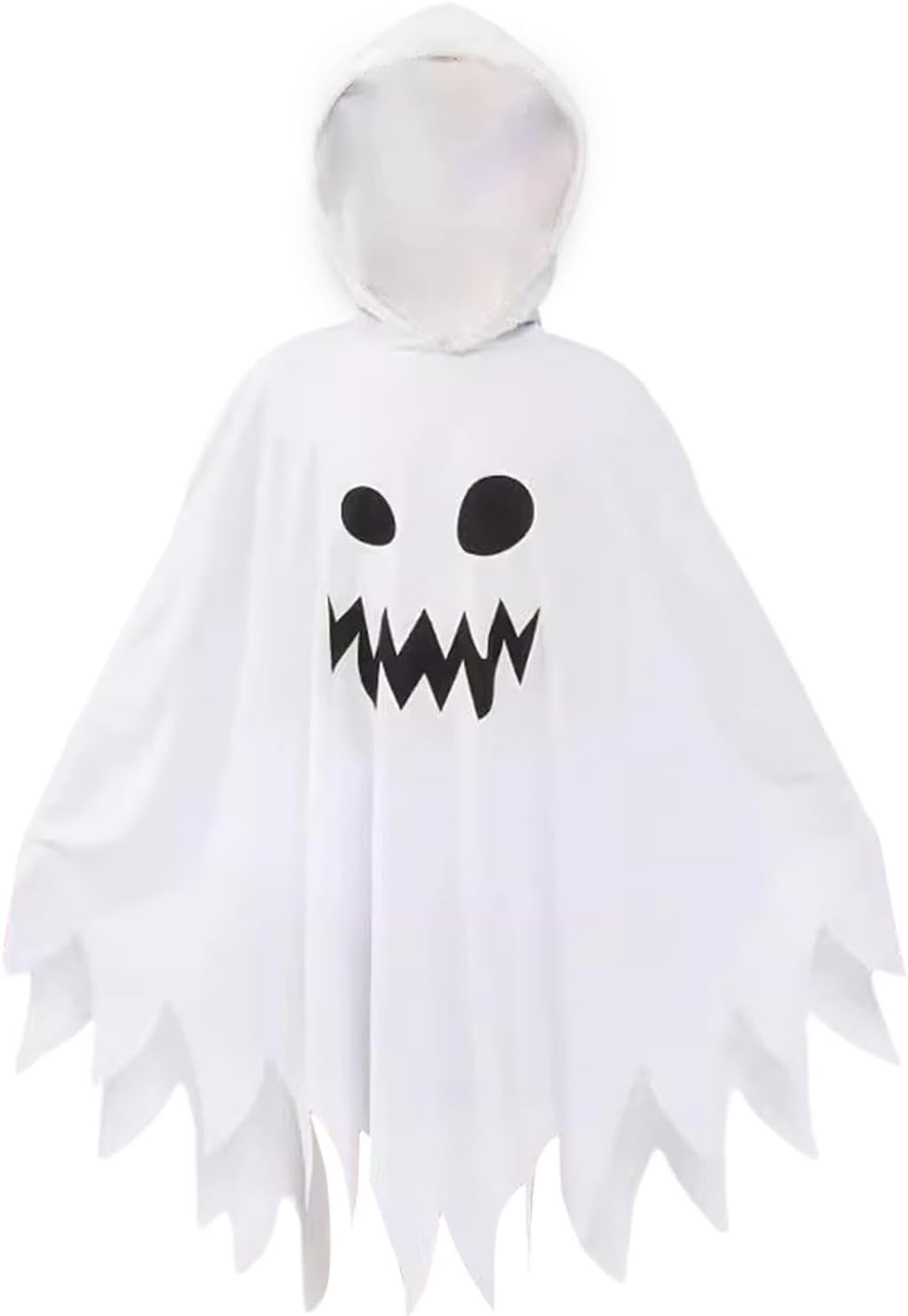Ghost Halloween Costumes - Ghostface Costume Cloak - Fancy Dress Scary Cloak - Halloween Fancy Dress Costume | for Boys Girls Toddler Aged 3-12 Years Old Trick or Treating image number 2