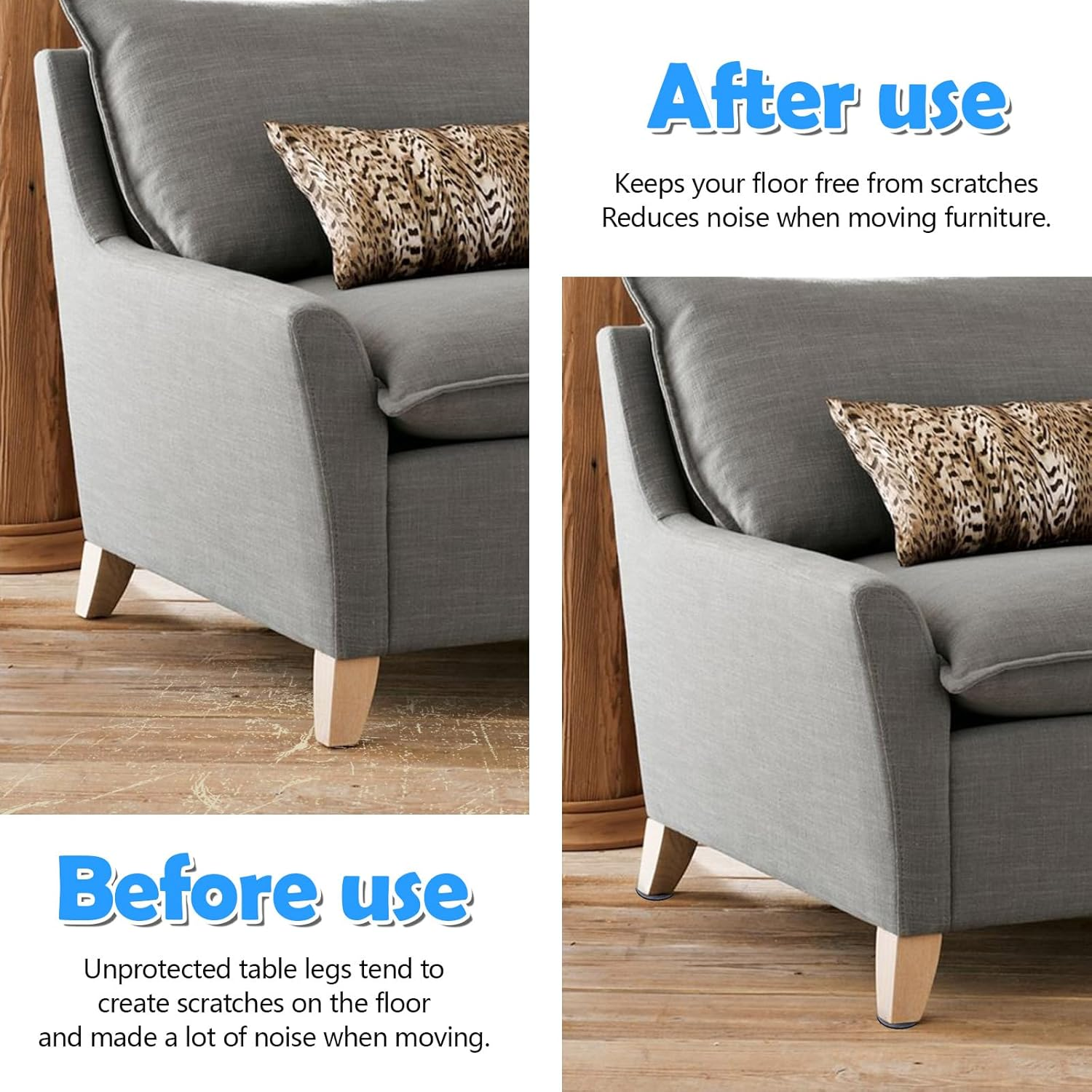 ASTIMESA 90 Pcs 3 Sizes round Anti-Skidding Furniture Pads, Self-Adhesive Rubber Feet Chair Leg Hardwood Floor Protectors, anti Scratches Furniture Sliders for Tiles Table Black (Round 90Pcs)