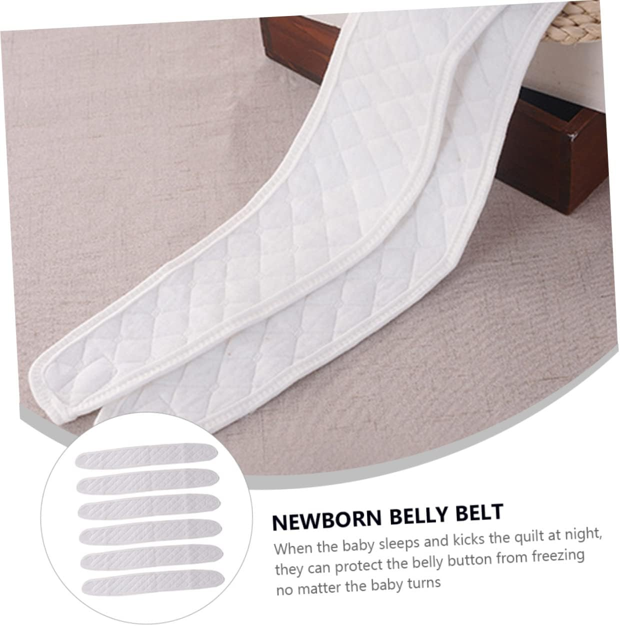 12Pcs Belly Band Pregnancy Pure Cotton Newborn Umbilical Belts Postpartum Navel Protection Belt Essential for Abdominal Relief image number 1