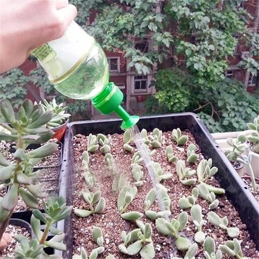 3Pcs Portable Bottle Top Sprinkler Gardening Plant Watering Attachment Spray-Head Soft Drink Bottle Water Can Top Waterers Seedling Irrigation Equipment image number 4