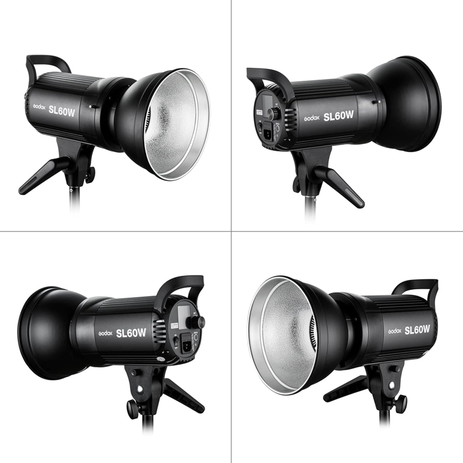 Godox SL60W SL-60W Studio LED Continuous Video Light with RC-A5 Remote, CRI95+ Qa>90 Dimming Bowens Mount Led Photography Light Daylight 5600K, for Video Recording Wedding Outdoor Shooting image number 1