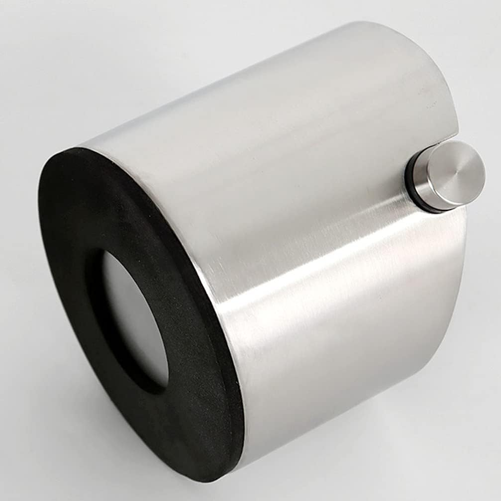 Espresso Knock Box Stainless Steel Coffee Ground Knock Box Style Knock Container Espresso Dump Bin Grind Waste Bin Coffee Maker Accessories