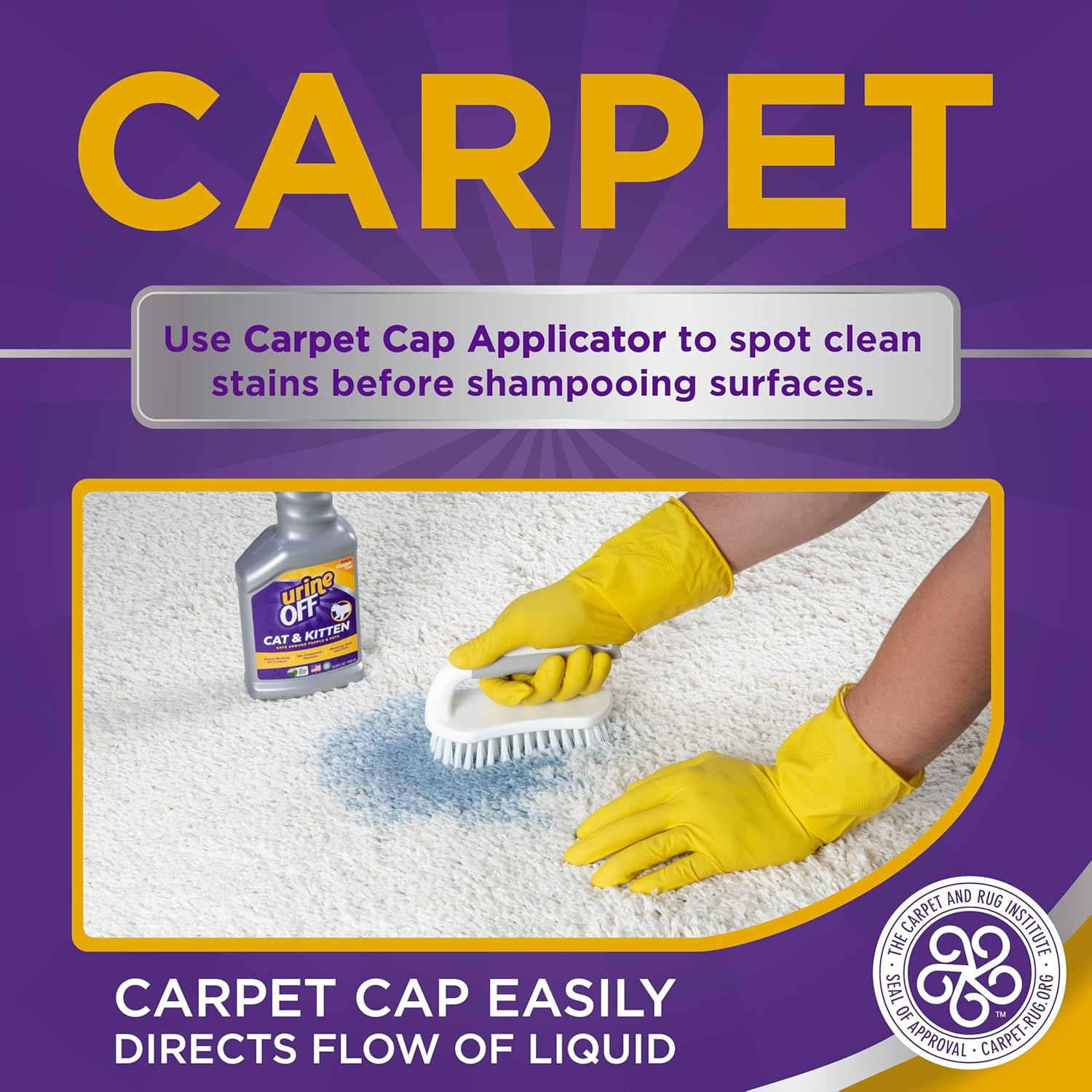 Urine off Cat and Kitten Odour and Stain Remover 3.78 Litre Refill image number 1