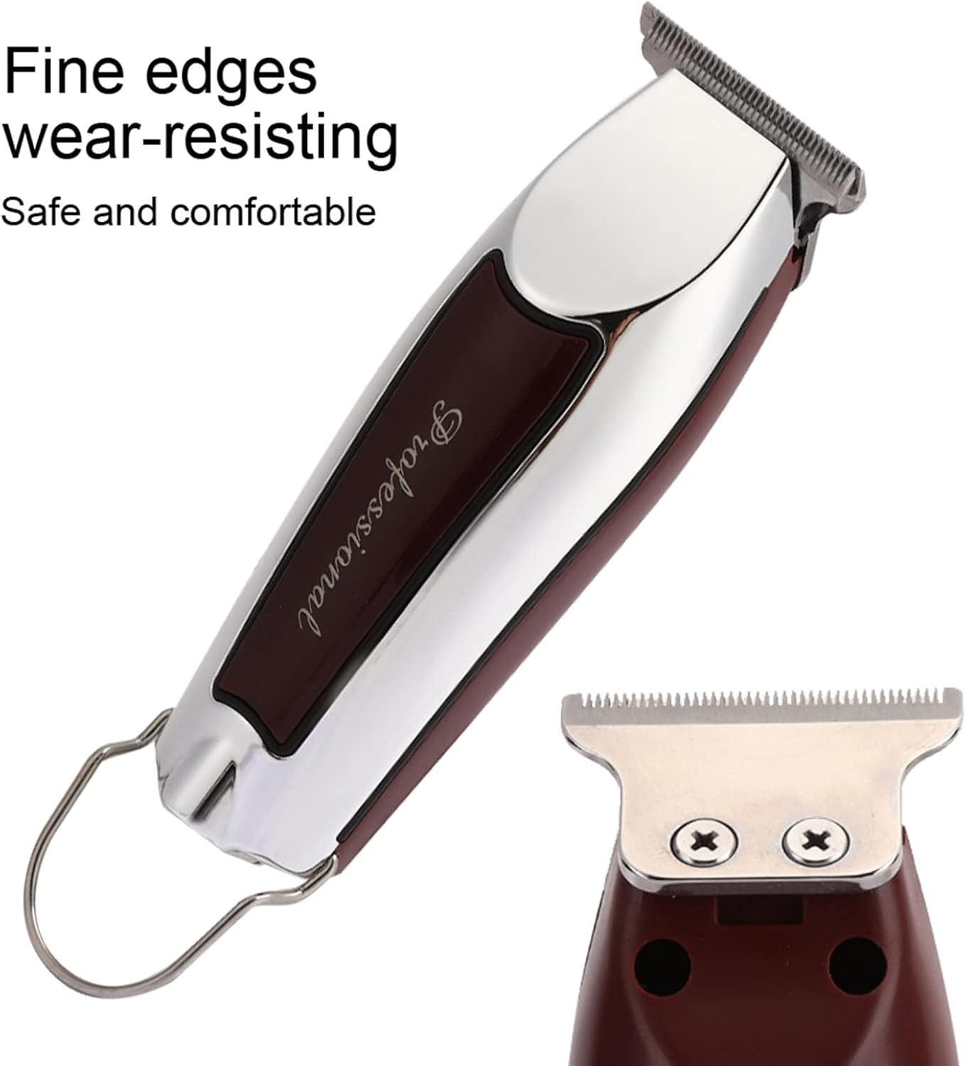 Professional Men'S Hair Trimmer with 3 Attachment Combs Precision Trimmer Long Hair Trimmer Men'S Contour Trimmer Razor Husband Father image number 3