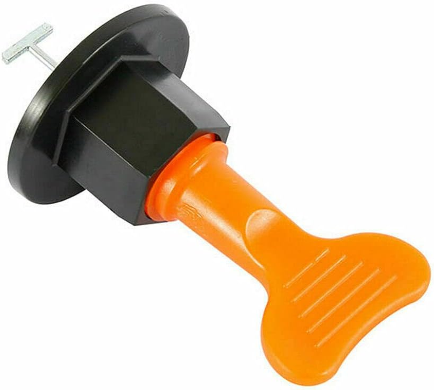 Costcom 50/200 Tile Leveling System Clips Levelling Spacer Tiling Tool Floor Wall Wrench Professional Floor & Wall Tile Leveler Spacer (200 PCS + 8 Wrenches) image number 3