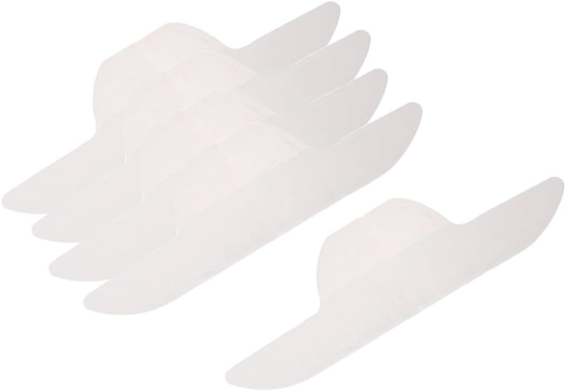 Adecco LLC 20 PCS Disposable Neck Collar Sweat Pads, Collar Shirt Protector, Absorbent Collar Liners Pads, Invisible Protection against Sweat & Stain for Women and Men image number 1