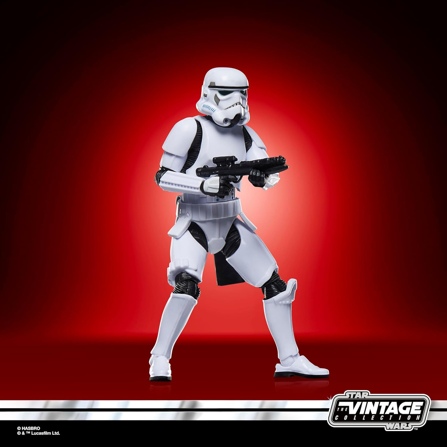 Star Wars the Vintage Collection Stormtrooper, Star Wars: a New Hope Premium 3.75 Inch Collectible Action Figure image number 3