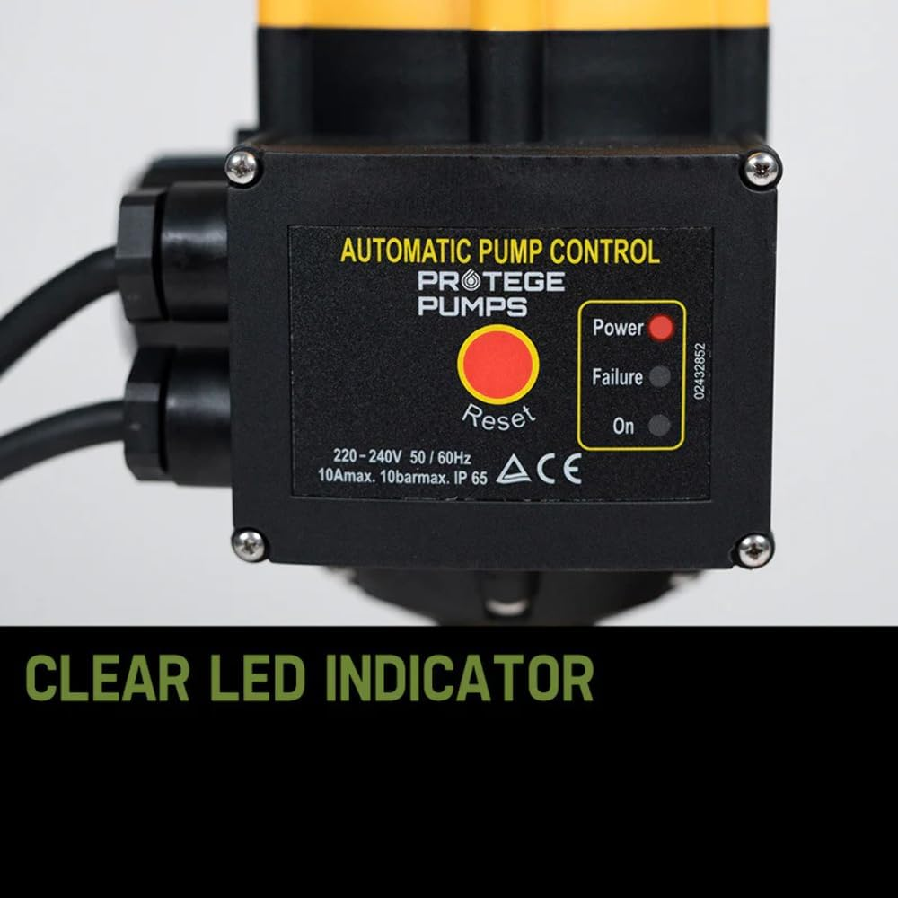 Protege PWC-40B Ultra Series 3.15HP 2350W Water Pump with Controller, Hose Connectors & Accessories image number 1