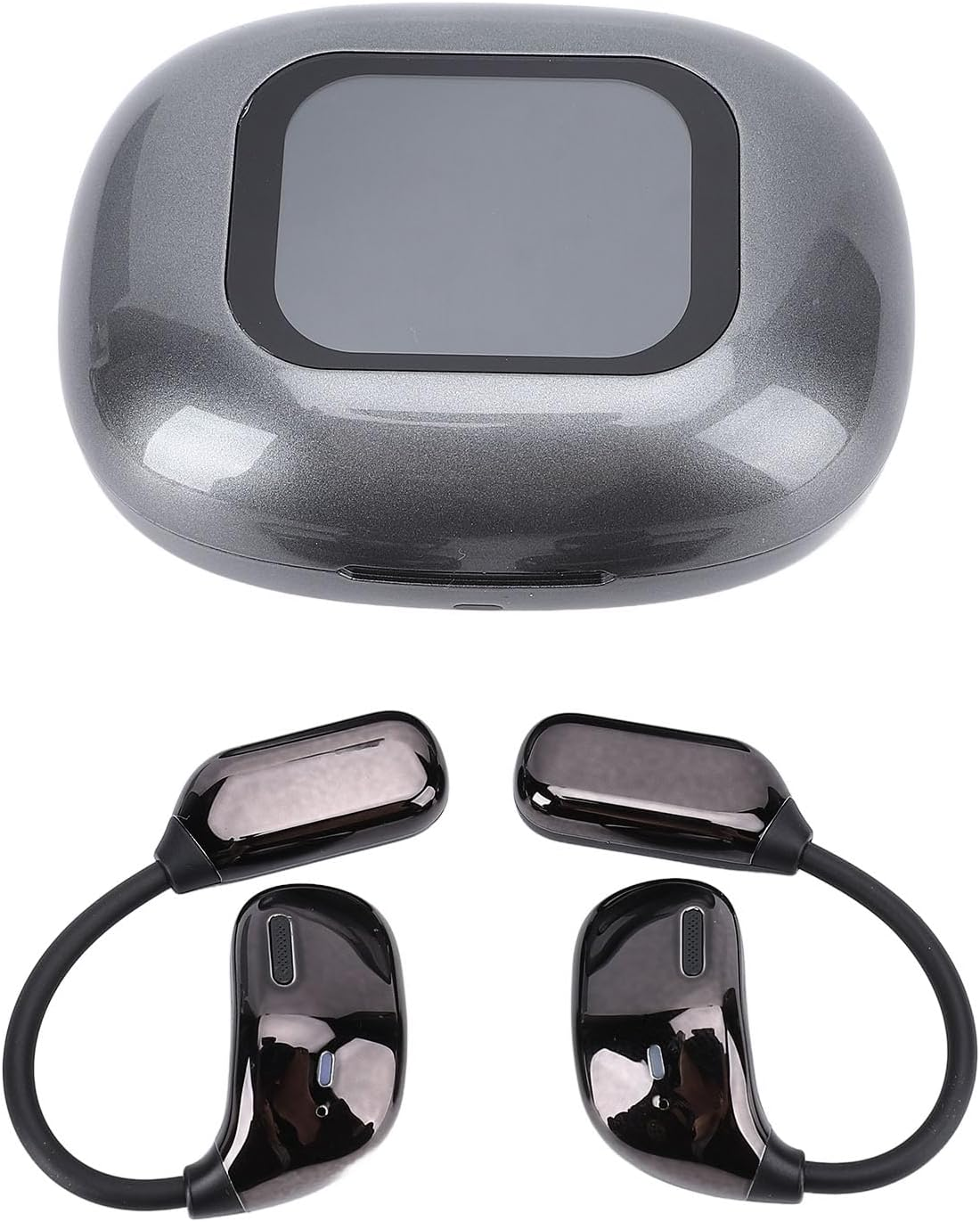 Yechiry Language Translator Device, JM16 AI 80 Languages BT Noise Cancelling Rain Proof Wireless Translation Earphone, Real Time Two Way for Business Settings image number 5