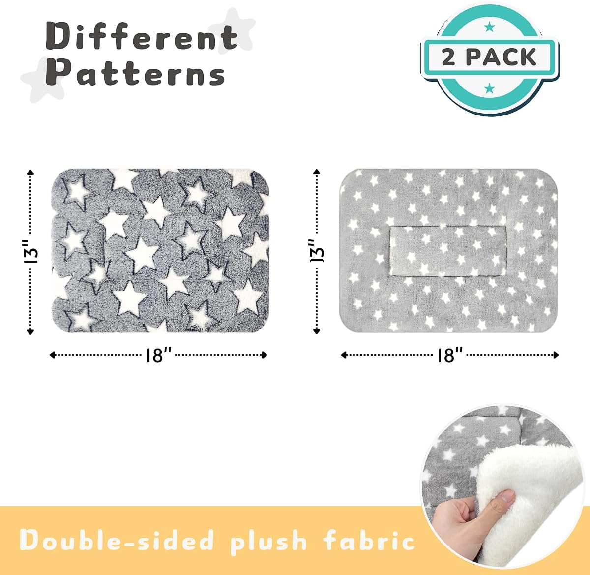 Tierecare 2 Pack Cat Blanket for Indoor Cats Ultra Soft and Warm Calming Cat Bed Fleece Pet Mat for Anxiety and Stress Washable Kitten Blanket image number 5