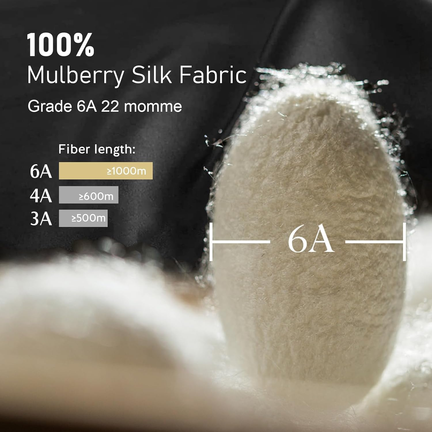 Litbear Silk Sleep Mask for Side Sleeper, Eye Mask Sleeping for Women Men 100% 22 Momme Pure Mulberry Silk, Face-Hugging Padded Eye Cover for Sleeping with Adjustable Band (Black) image number 2