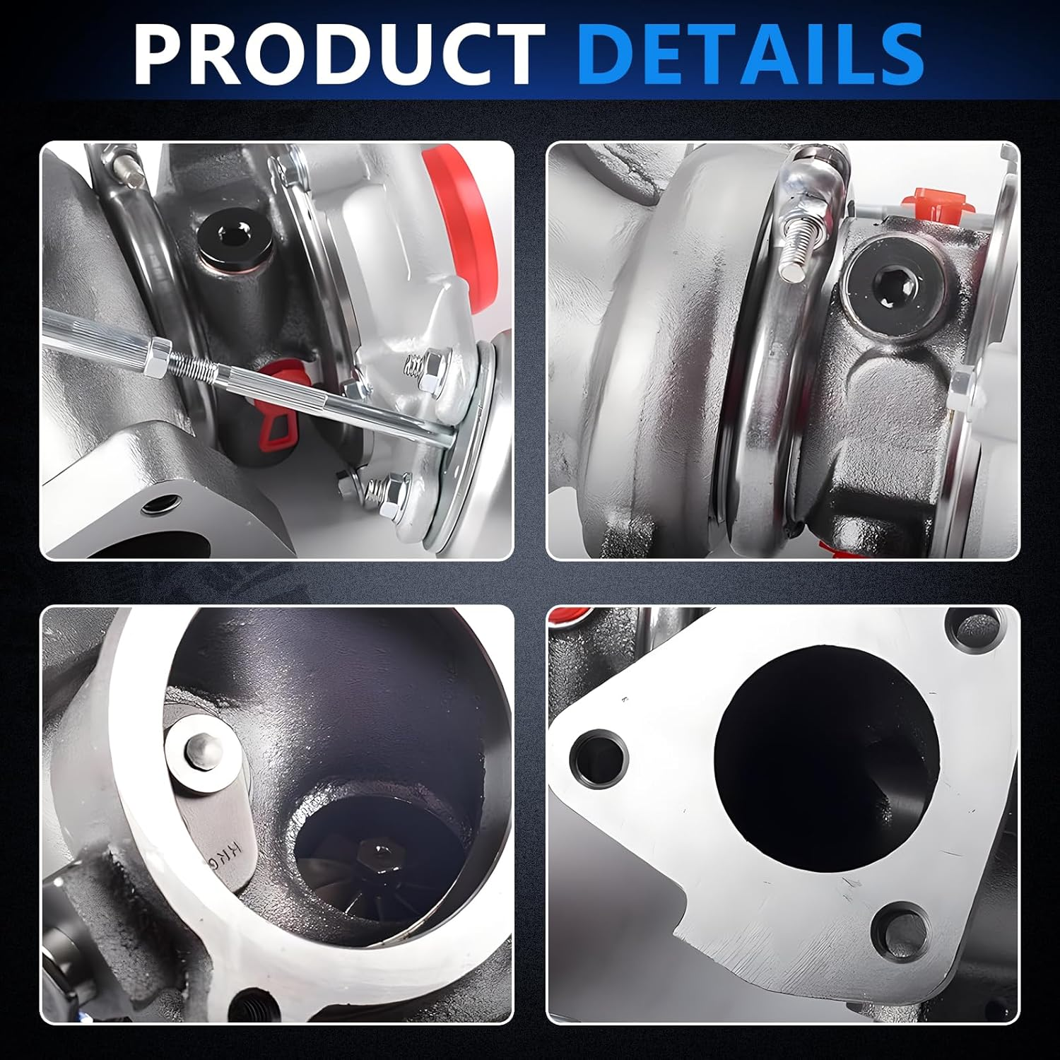 Left & Right Twin Turbocharger for 2010-2019 Ford Explorer Flex Lincoln MKS MKT 3.5L AA5E9G438GD AA5E9G438G AA5E6K682BF AA5E6K682BI image number 5