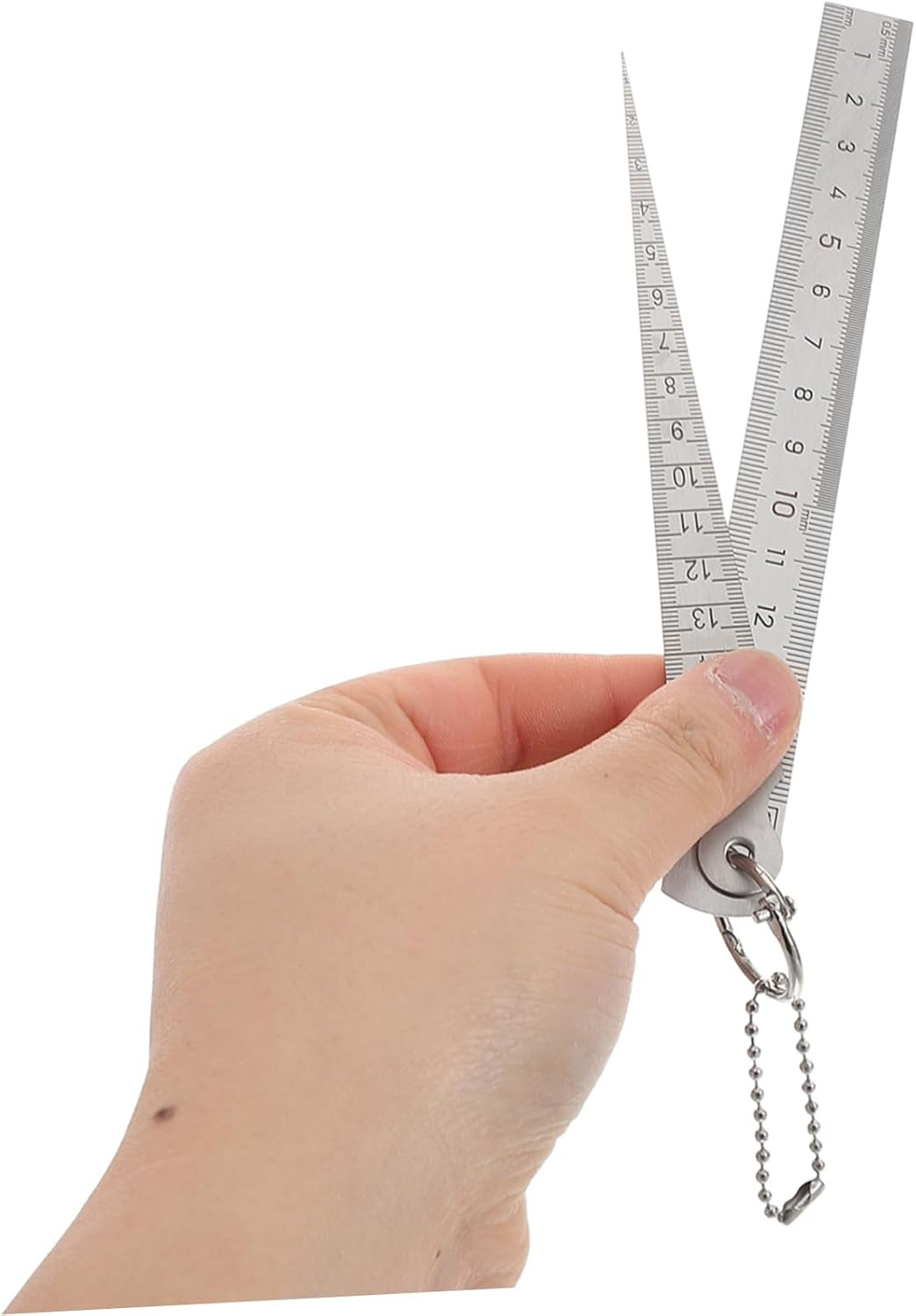 CHILDWEET Stainless Steel Gap Measuring Ruler for Automotive Material Thickness Gauge Measuring Tool image number 1