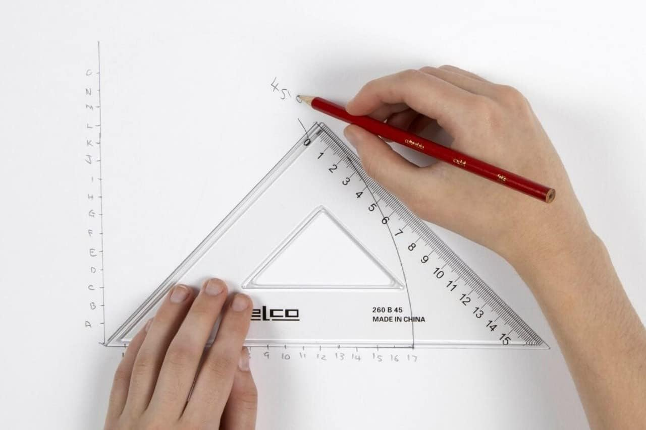 Celco 45 Degree Set Square, 26Cm