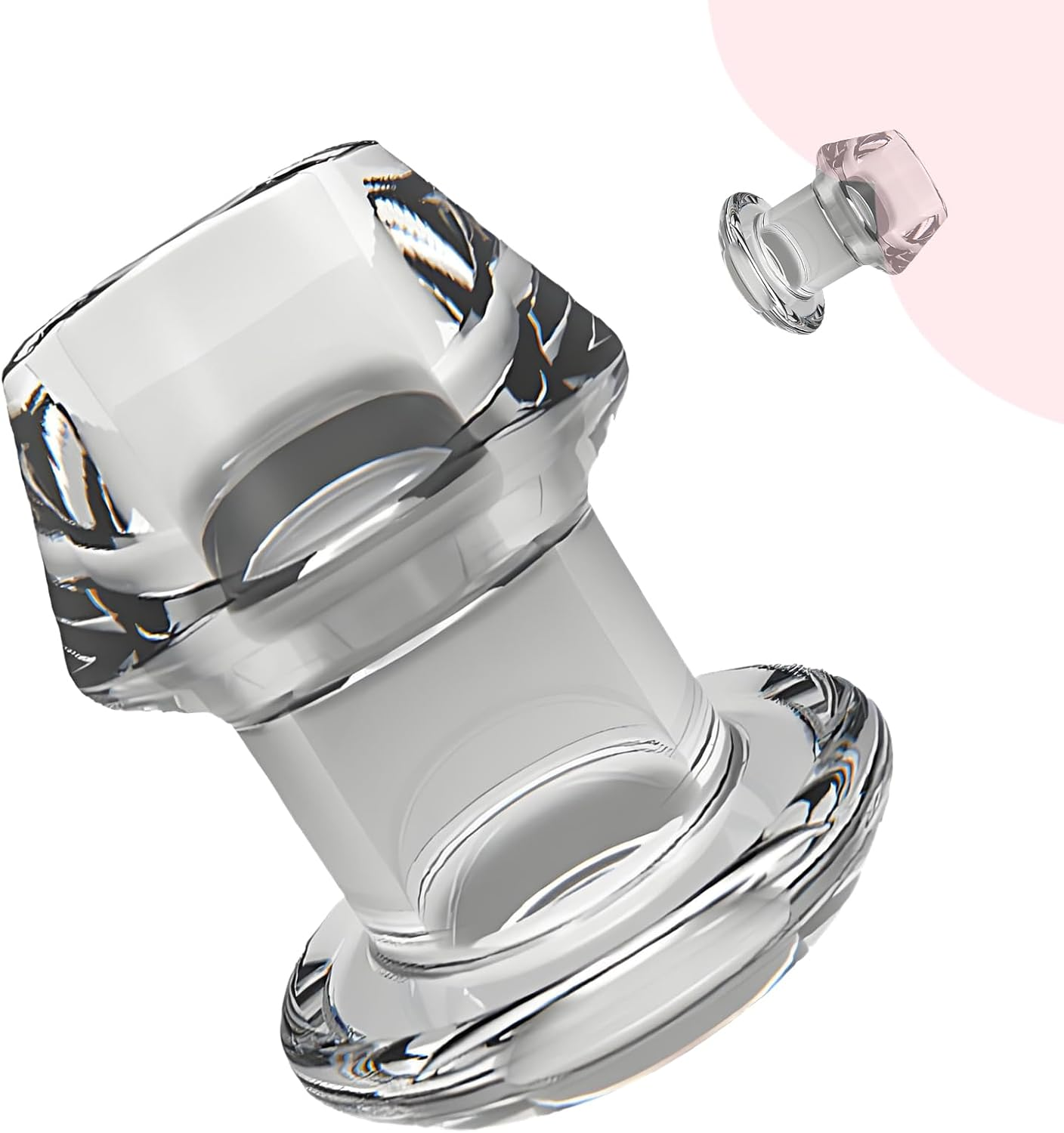 Hollow Anal Plug Anal Trainer Adult Sex Toy Butt Plug Anal Toy for Couple Sm Silicone Tpe Material Stimulator for Couple L image number 6