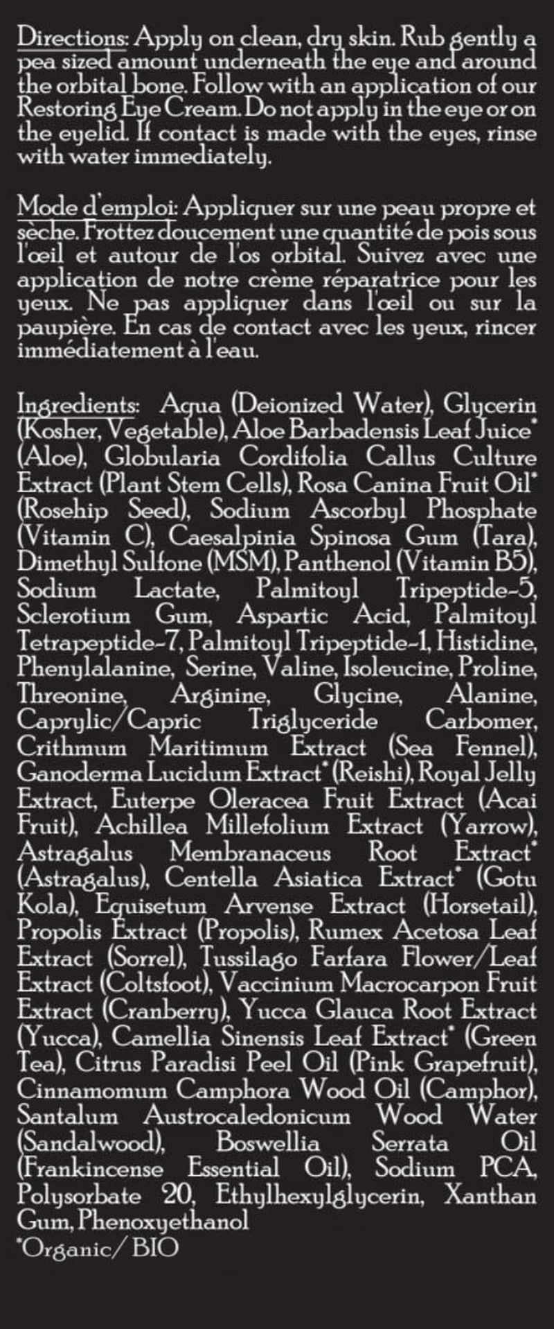 Brickell Men'S Restoring Eye Serum Treatment for Men, Natural and Organic Eye Serum to Firm Wrinkles, Reduce Dark Circles, and Promote Youthful Skin .65 Ounce, Unscented image number 2