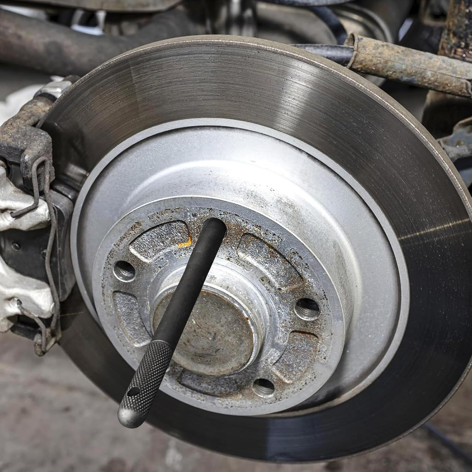 YNOYMO Wheel Assembly Aid Wheel Mounting Aid Fixing Bolt Car Tool Set M14 X 1.5 Wheel Mounting Tool Tyre Mounting Aid for Wheel Change 2 Pieces Stainless Steel Wheel Guide Pin image number 6