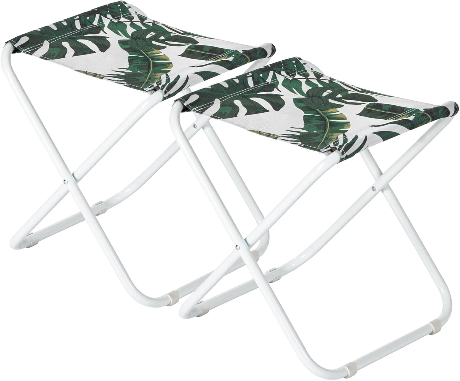 Harbour Housewares Folding Stool - Black - Pack of 1 - Canvas Camping Stool Adults Small Portable Lightweight Outdoor Foldable Garden Seat for Fishing, Travelling, Picnics image number 6