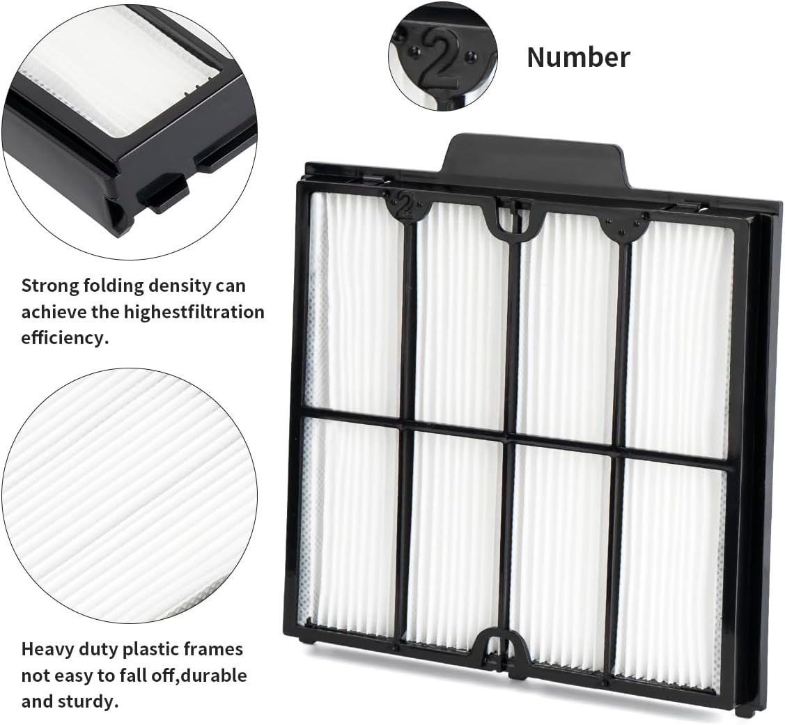 Wuyan 4 Pack Ultra-Fine Cartridge Filter Compatible with Dolphin S200,Proteus Dx4,Active 20,Active 30,M600,Explorer E30 Cleaner Filter,Part# 9991467-R4