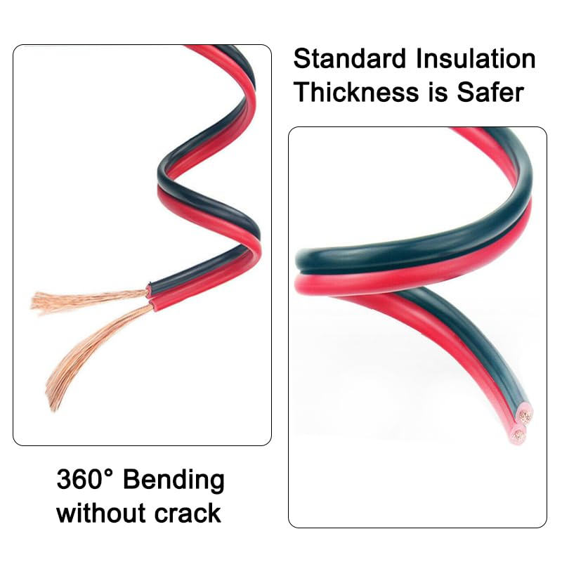 Leona Co 10M 50Amp Anderson Power Pole Extension Cord Connector Compatible with Solar Generator Portable Twincore Automotive Cable image number 6