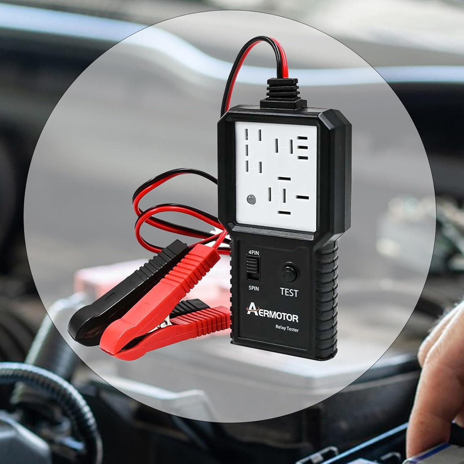 Relay Tester Automotive Kit | Radiant Relay Relay Test Kit,Car Maintenance Supplies, Compact 12V Car Relay, Auto Test Tool, Repair Tool Kit for Car Truck Vehicle image number 6