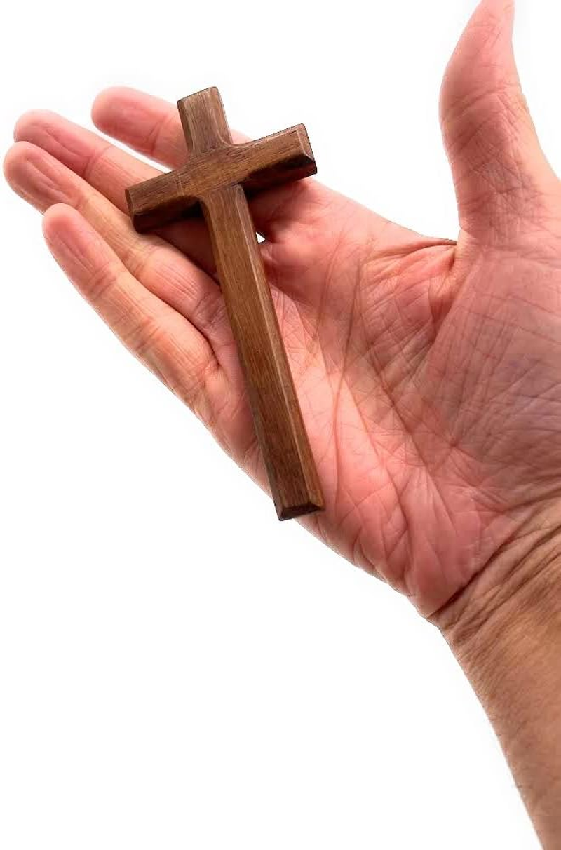 St John the Baptist Orthodox Brotherhood Simple and Solid Wooden Hand Cross &ndash; Small Size (Small) image number 2