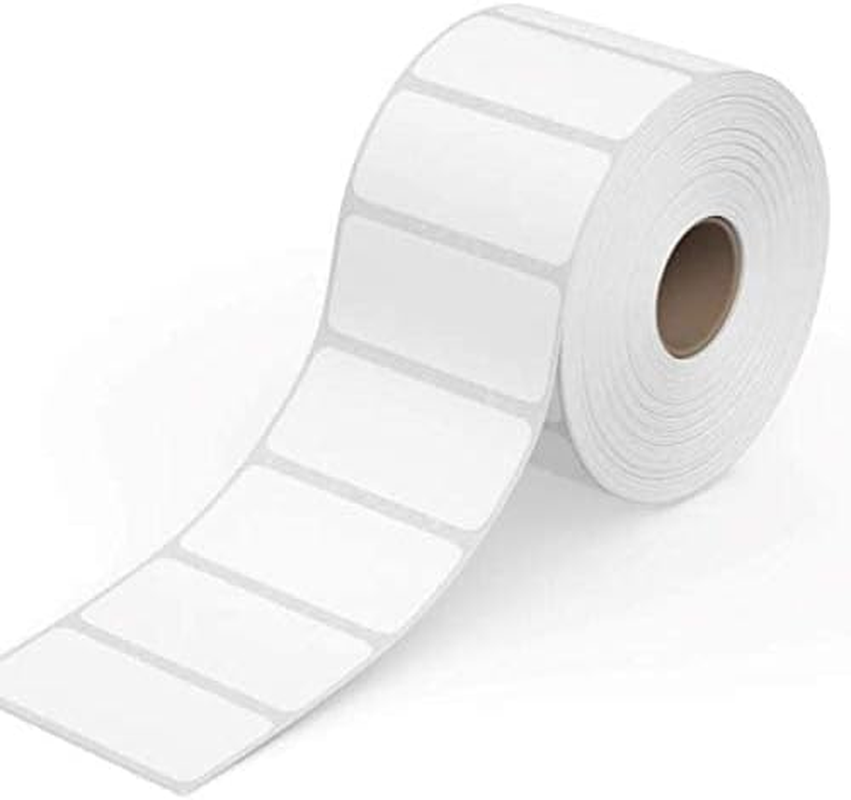 True-Ally 50X25 Direct Thermal Barcode Label Sticker - 2 X 1 Inches - 50Mm X 25Mm - 1000 Labels per Roll - White Self Adhesive Sticker for Printing Barcoding (1 Roll per Pack (1000 Labels)) image number 2