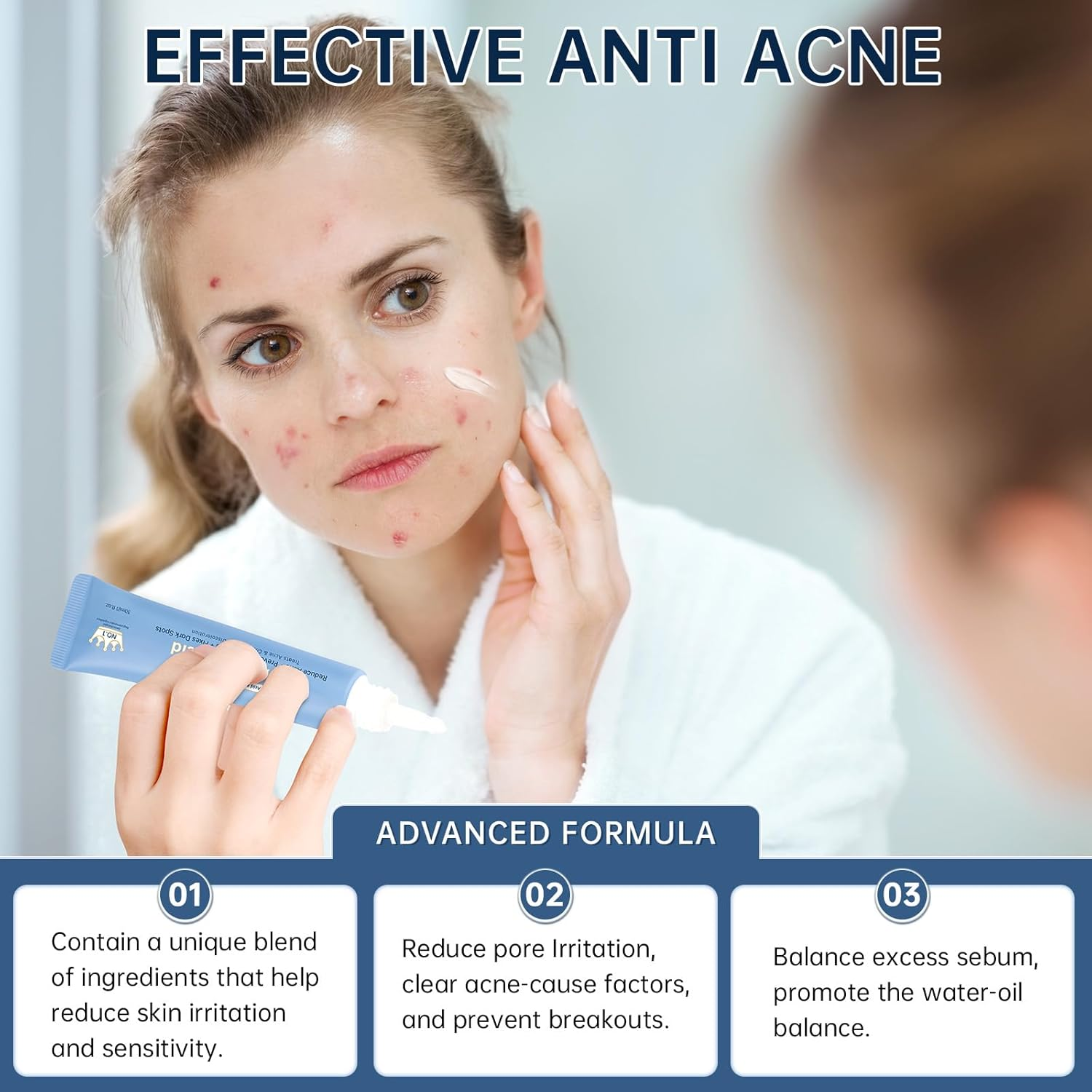 14% Azelaic Acid Cream - Azelaic Acid Serum with Hyaluronic Acid, Niacinamide & Squalane - Pore Refining & Oil Control - Face Moisturizer for All Skin Types, 30ML